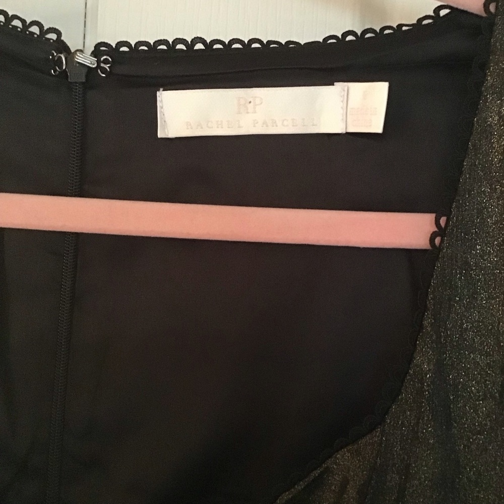 Rachel Parcell metallic square neckline dress Sz 8 - Picture 6 of 6
